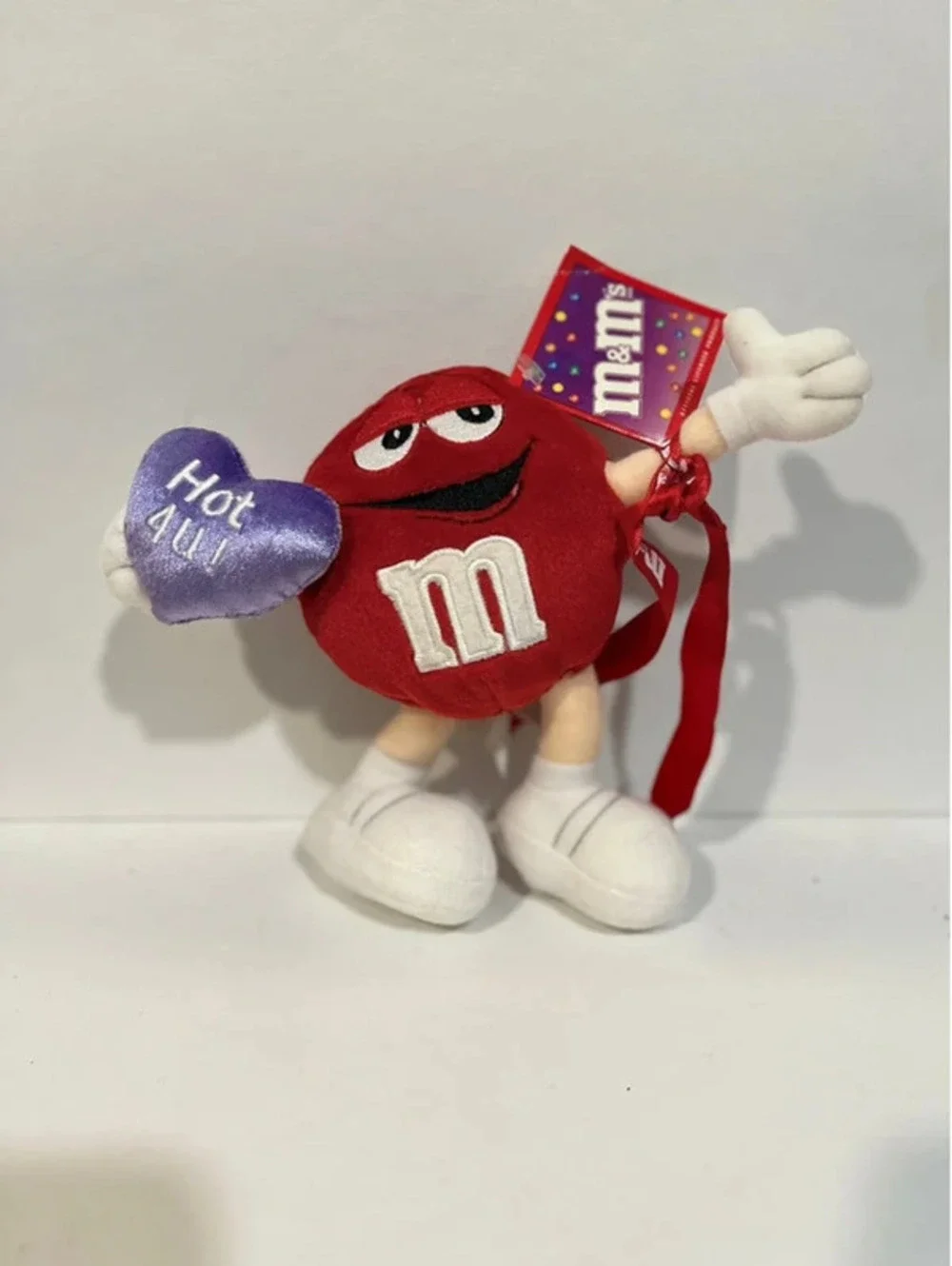 M&M's Red Hot 4 U Love Valentine M&M Plush Heart 7